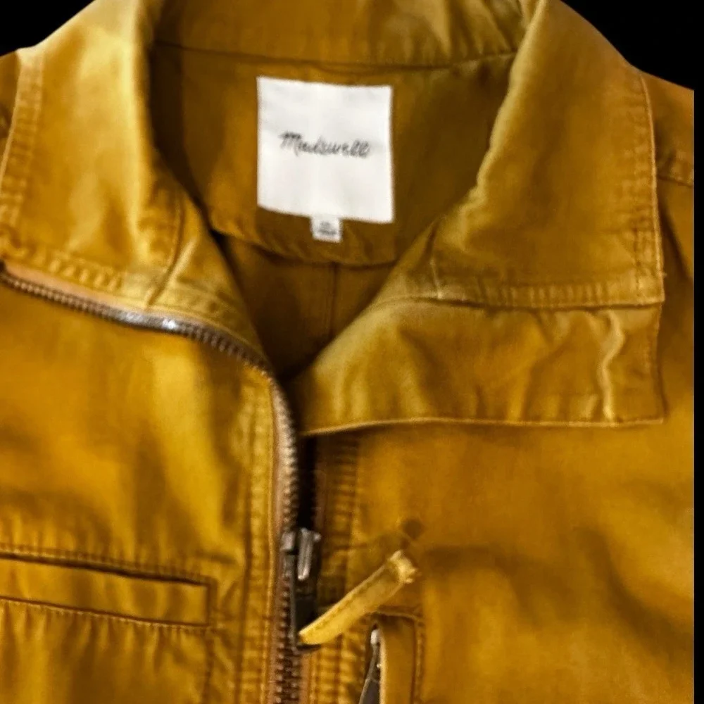 Madewell Women's Fleet Utility Jacket Egyptian Gd 100% Cotton Size XS‎